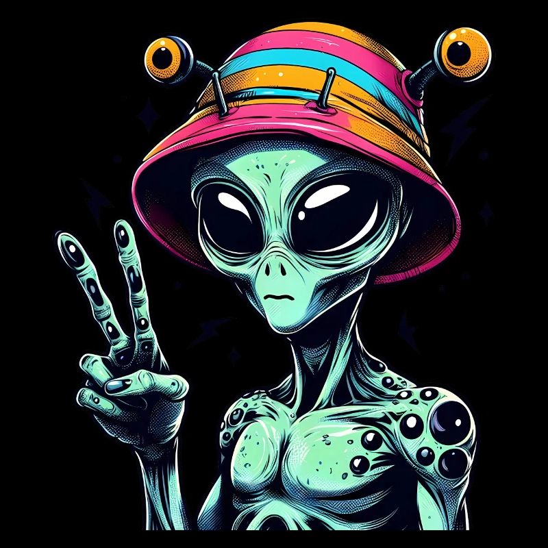 Alien Shows Peace