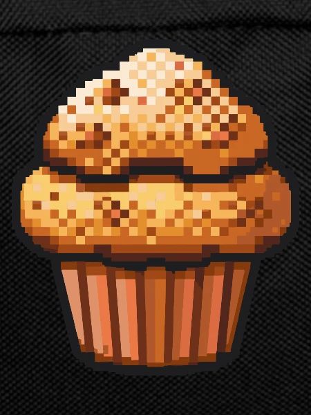 Cupkake Pixel Symbol Cake