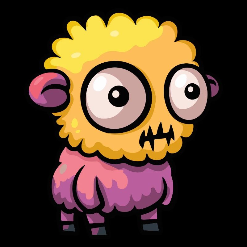 Sheep Halloween Comic Funny