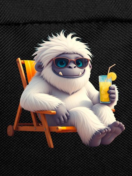 Yeti Monster in Sun Chair