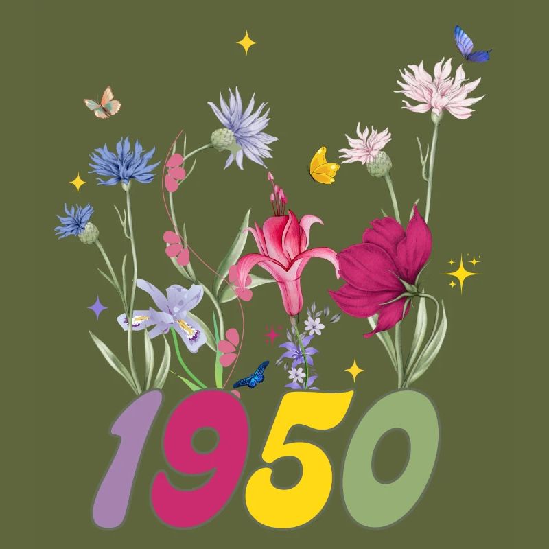 Année de naissance 1950 fleurs sauvages