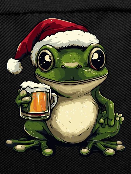 Frog Christmas Beer