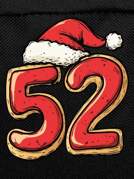 52 Number Christmas Cookie