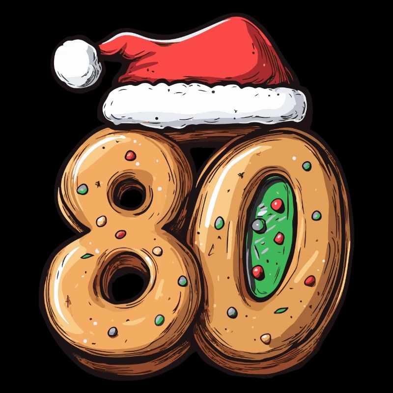 Biscuit de Noël à 80 chiffres