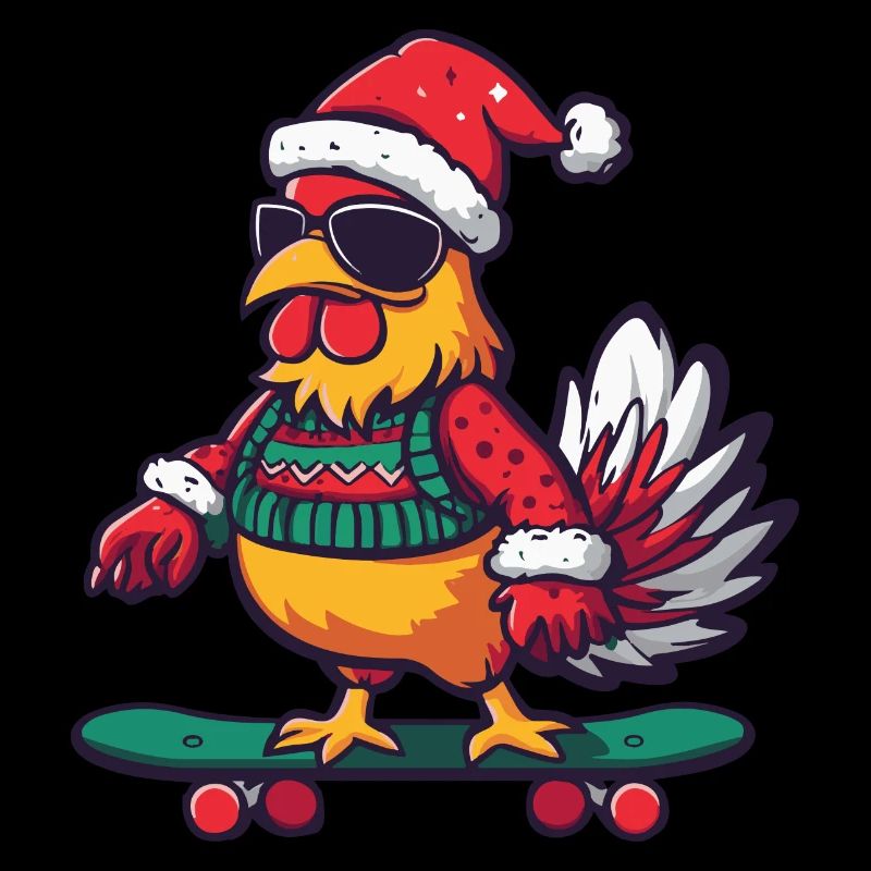 Rooster Christmas Funny
