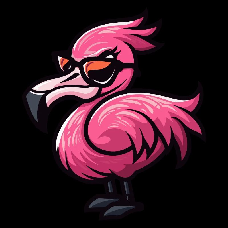 Flamingo Comic Cool