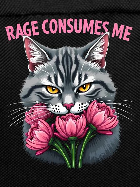 Rage Consumes Me Funny Catflower