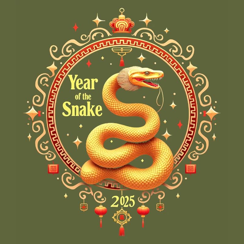 Chine heureuse - Serpent 2025