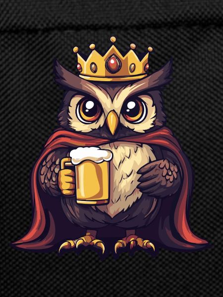 Eule Bier Lustig