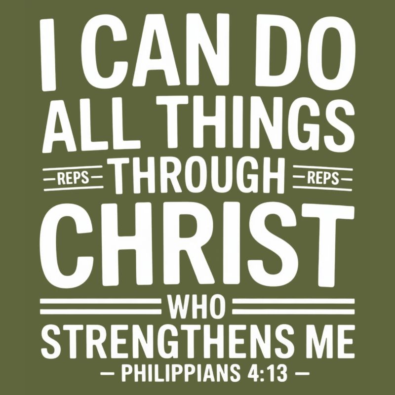 All through Christ Power Philippians 4:13