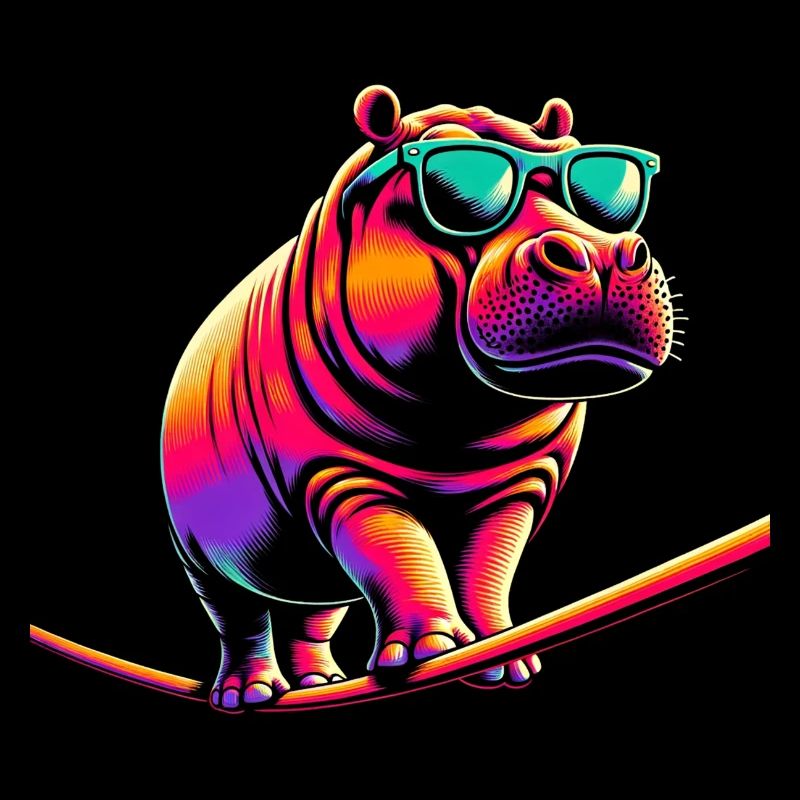 Hippopotame Slackline