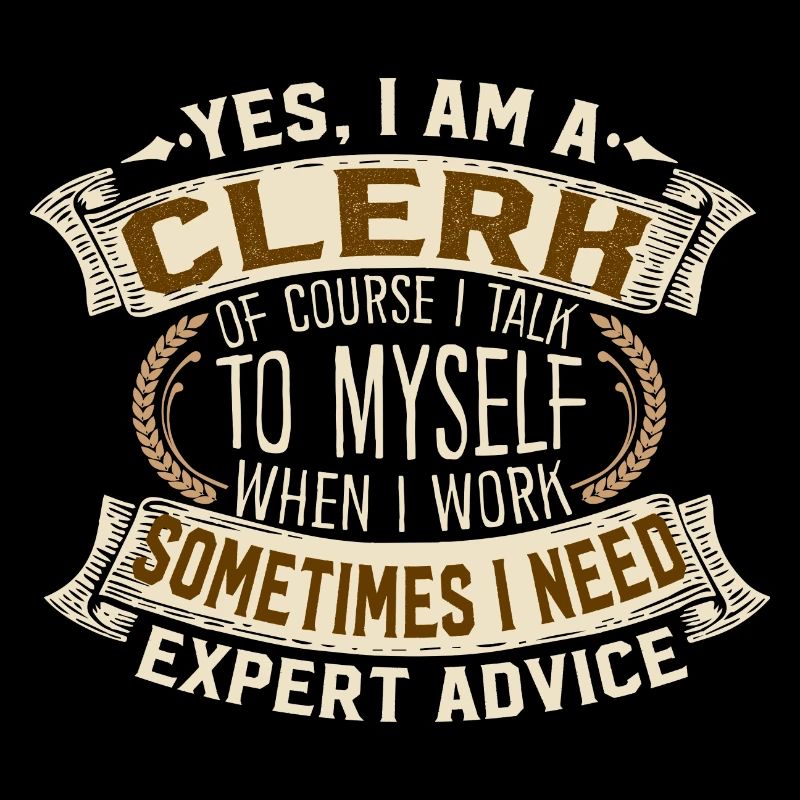 Clerk Self Talk Expert Advice Humor