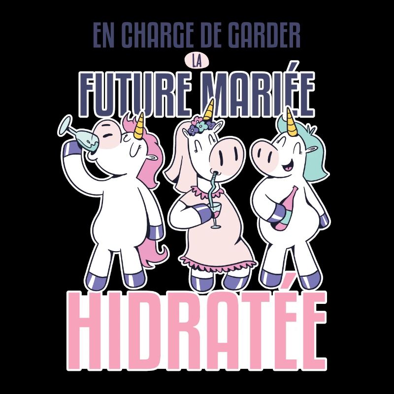 En charge de garder la future mariée hydratée,
