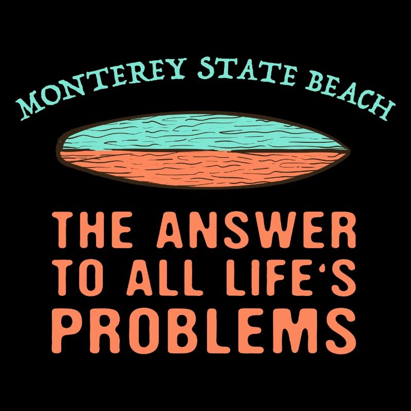 Monterey State Beach Répond à toutes les vies