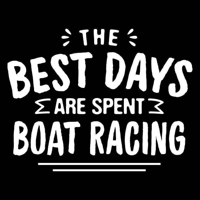 On passe les meilleurs jours à la course de bateaux Bateau d'été