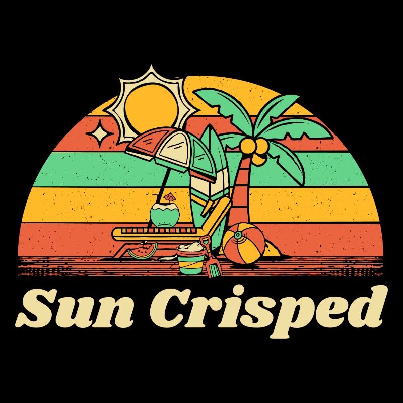 Soleil Crisped Beach Été Océan Tropical Vacances