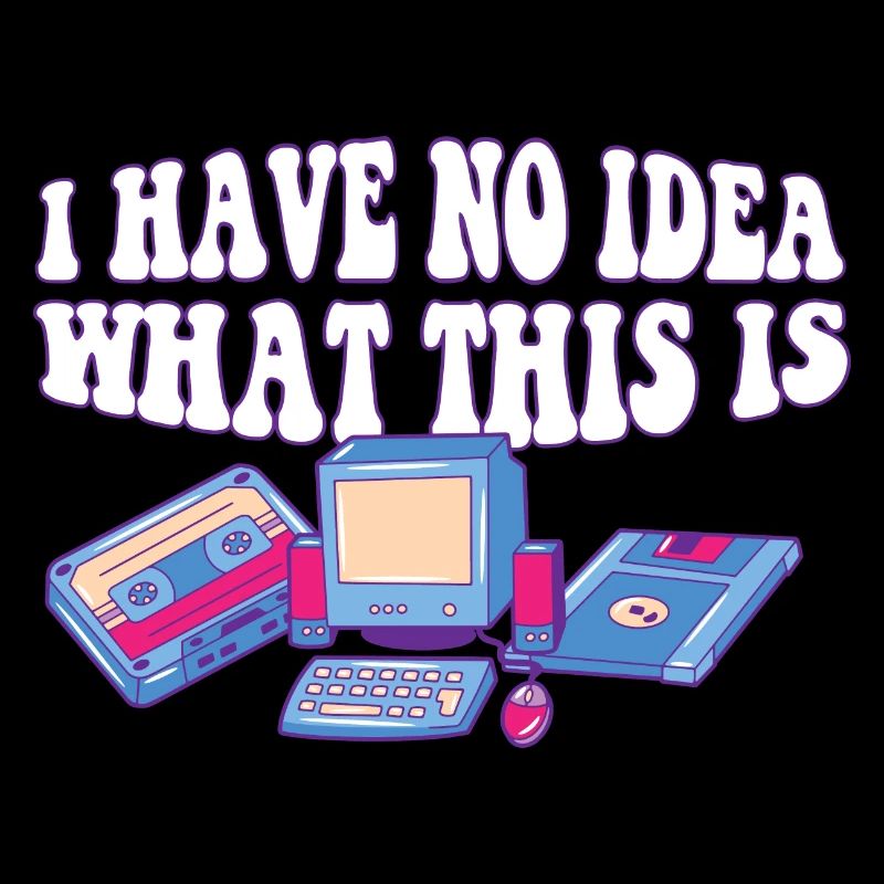 Funny Retro 70s 80s Throwback I Have No Idea What