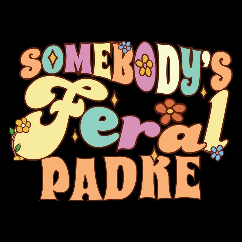 Somebody's Feral Spanish Dad Funny Father Pun