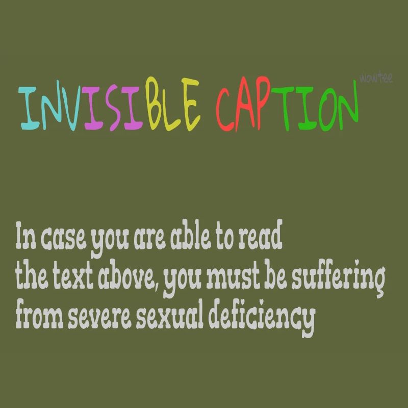 Invisible caption