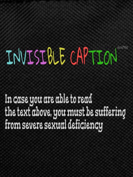 Invisible caption