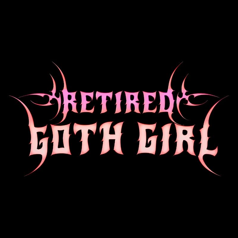 Retired Goth Girl! Gothic Emo Mädchen