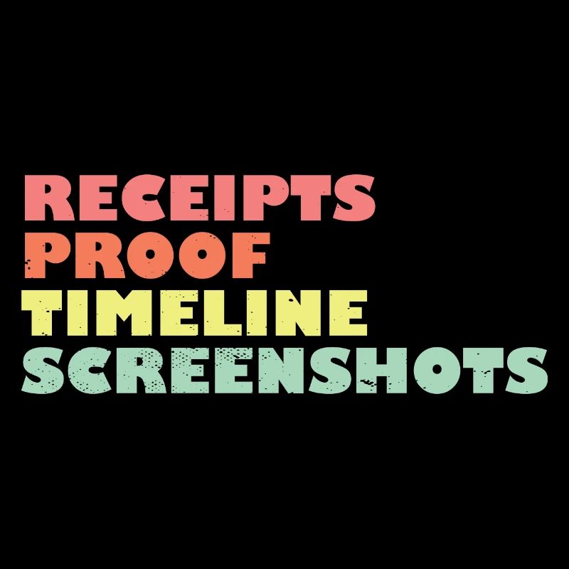 Receipts Timeline Screenshot Witty Retorts Snappy