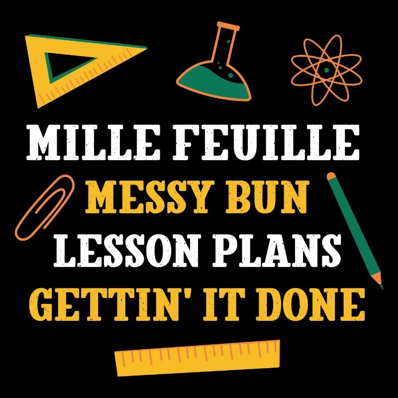 Mille Feuille Messy Bun Plans de leçon Drôle