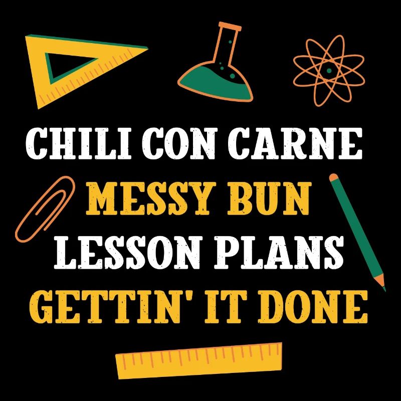 Chili Con Carne Messy Bun Plans de leçon Drôle
