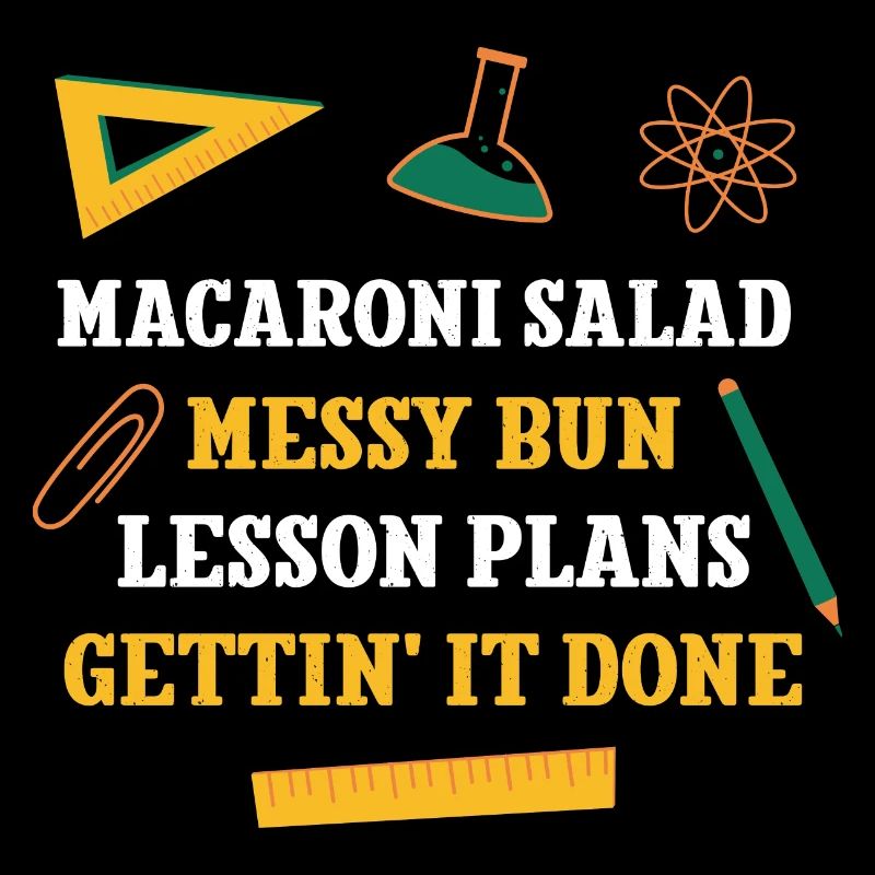 Macaroni Salad Messy Bun Lesson Plans Funny