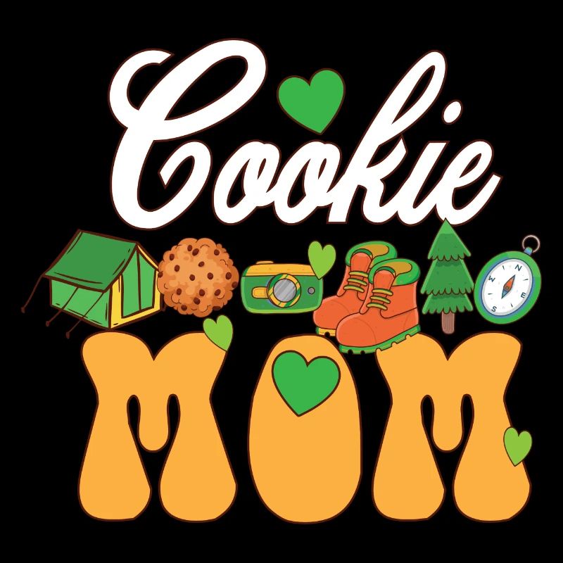 Cookie Mom Scout Mama Chef de troupe Cookie Chaos