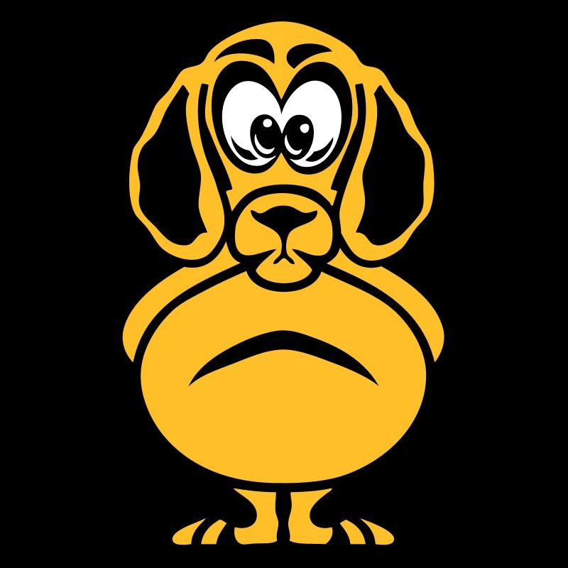 Hundekopf, der Tierkind zeichnet