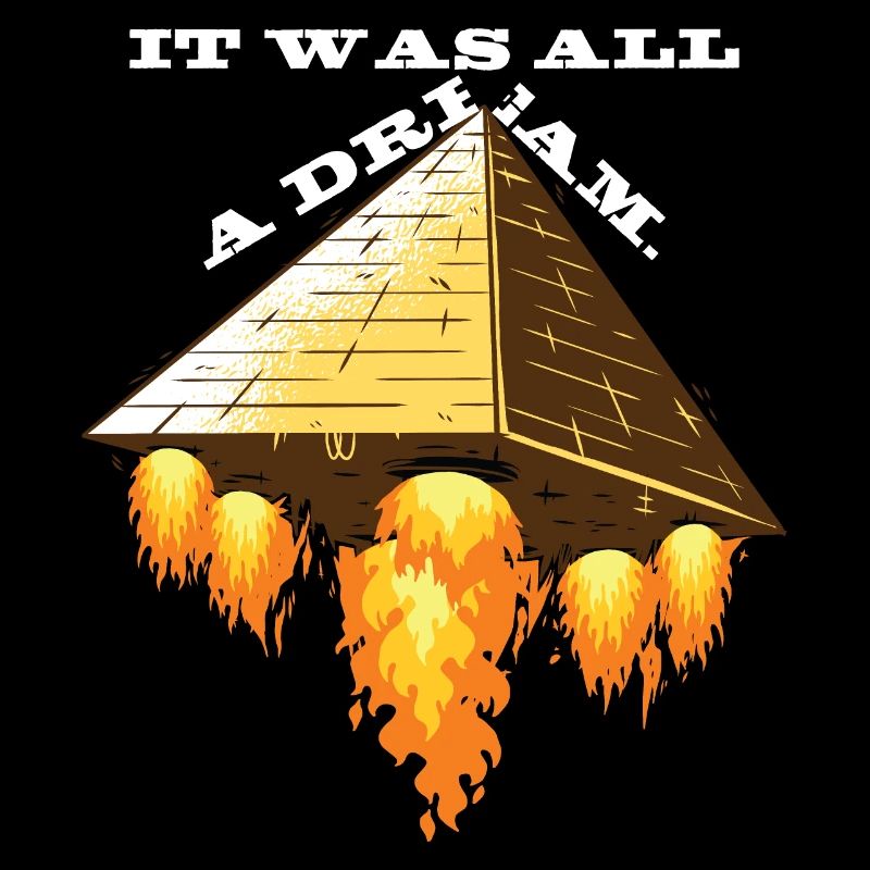 Egypt pyramid Ufo humor.