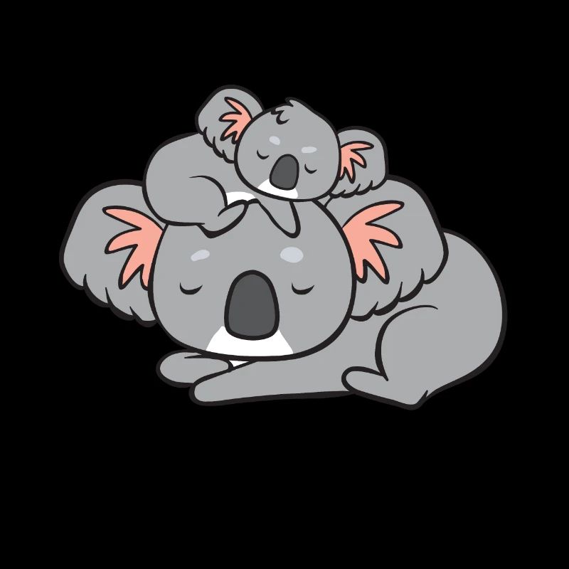 Koala - mom with child