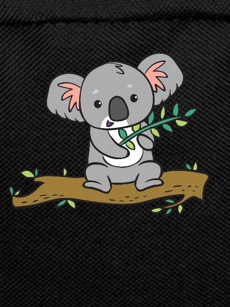 Koala - mit Eukalyptus auf Baum