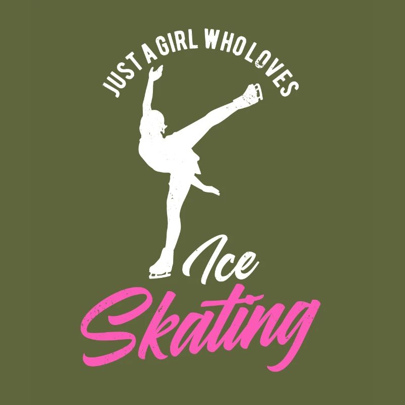 Mädchen Das Eislaufen Eiskunstlauf Liebt