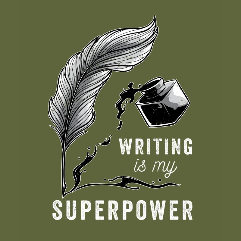 Writing is my superpower writer gift