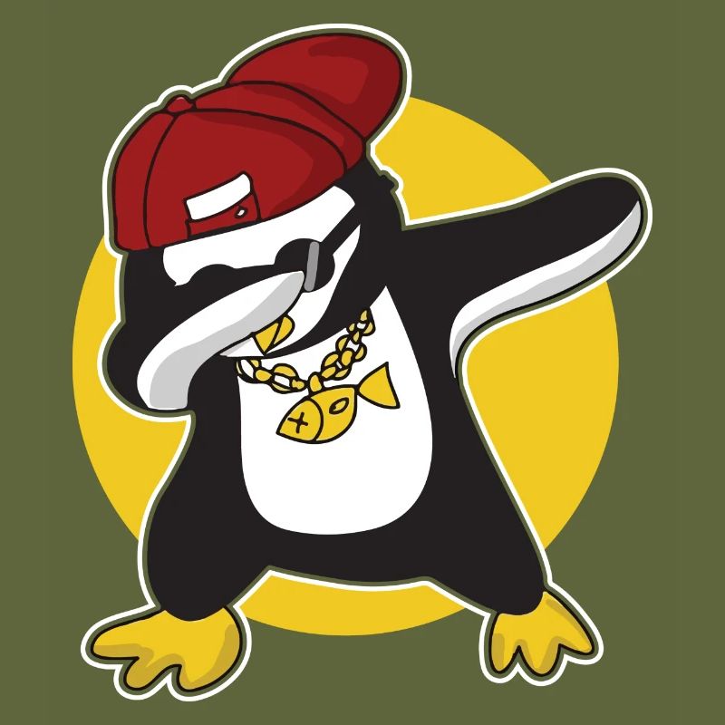 Dabbing penguin cuddly