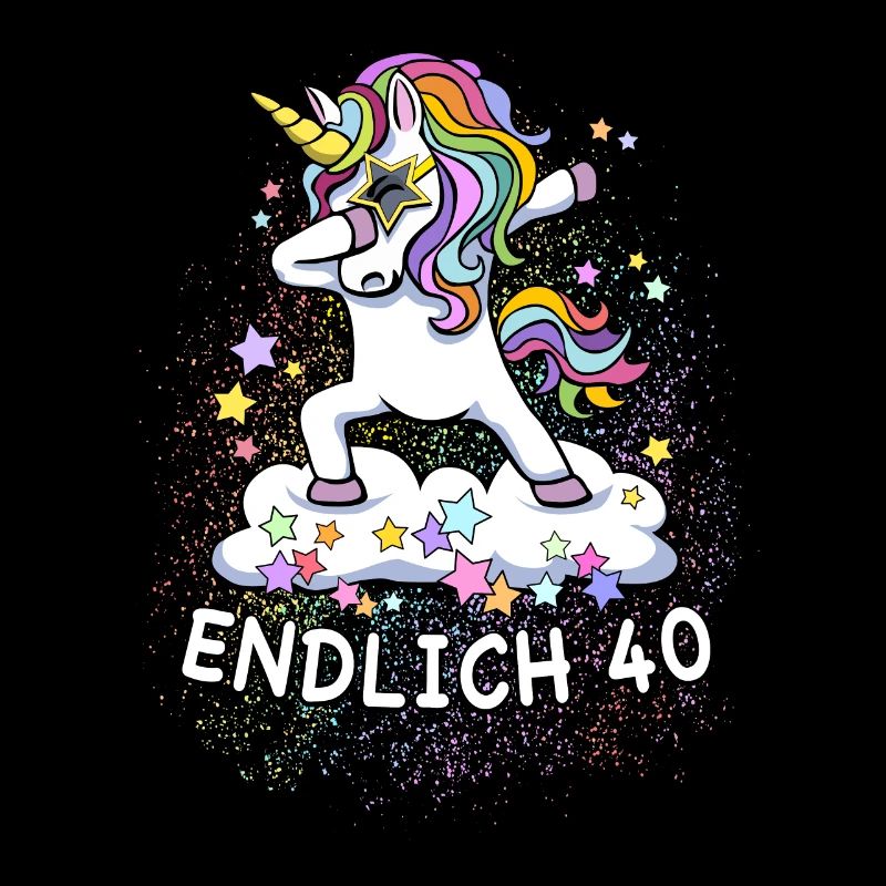 40. Geburtstag / Einhorn, endlich 40