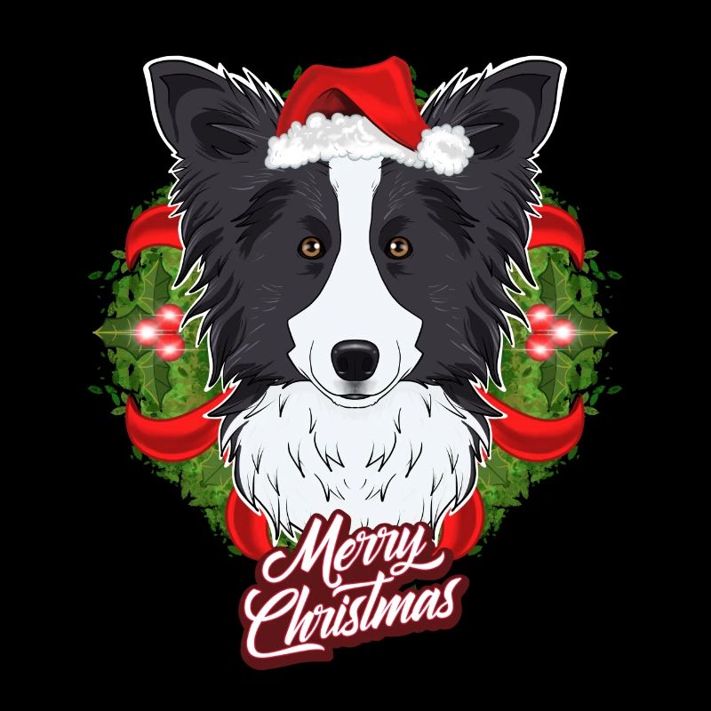 Border Collie Lover I Joyeux Noël Border