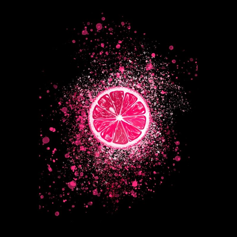 lemon,pink,graffiti,pop-art