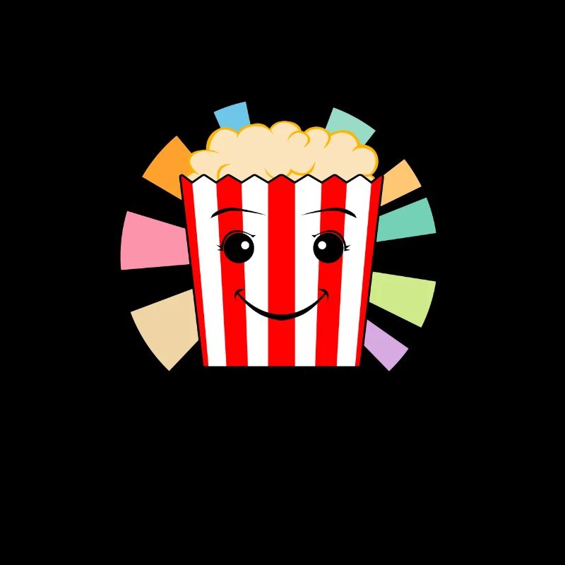 Popcorn Funny Saying Ironic Popcorn Design