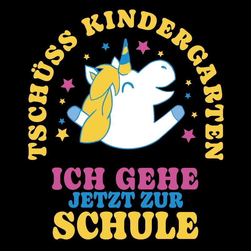 Einschulung Einhorn Tschüss Kindergarten