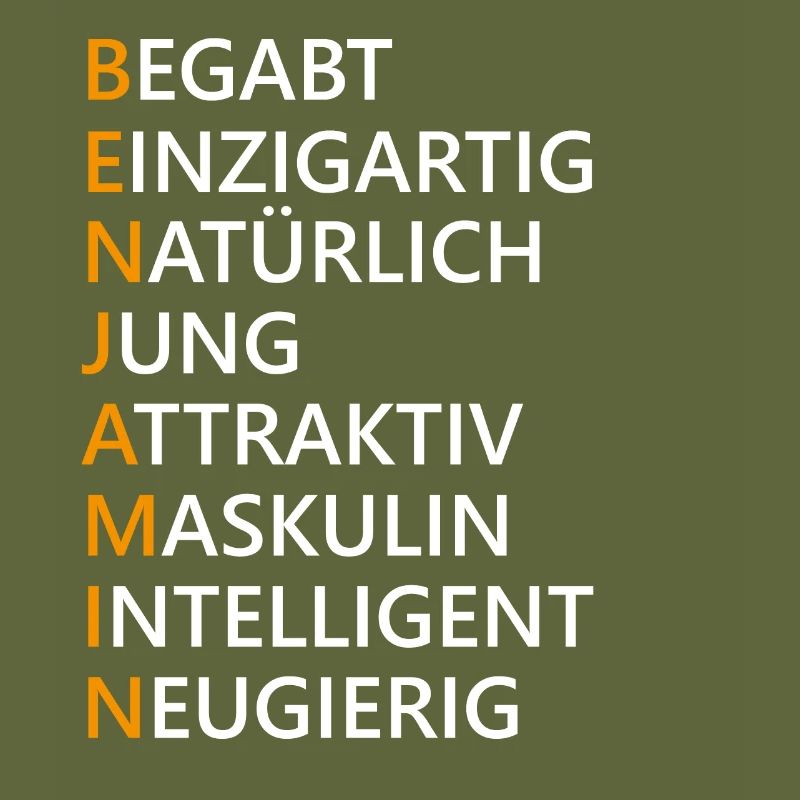 Benjamin Name Geschenk
