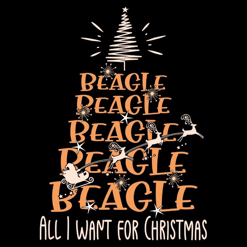 Beagle Hund Weihnachten Hunderasse