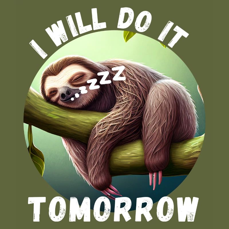Sloth - I will do it tomorrow
