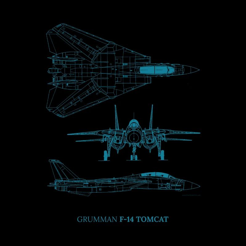 F-14 Tomcat Jet Fighter Blueprint