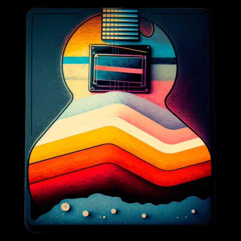 Retrofuturistic Hard Rock Band logo