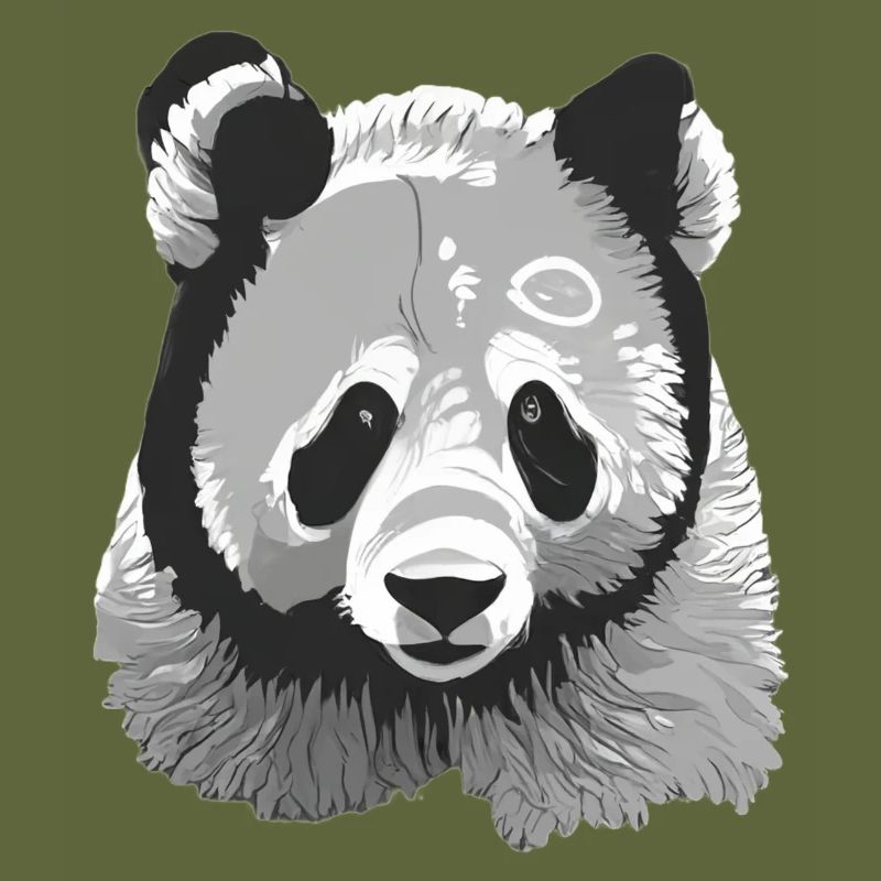 Stylized Baby Panda