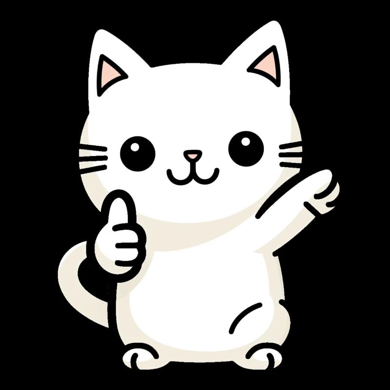 Katze - Dabbende Katze