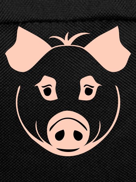 Pig in comic style